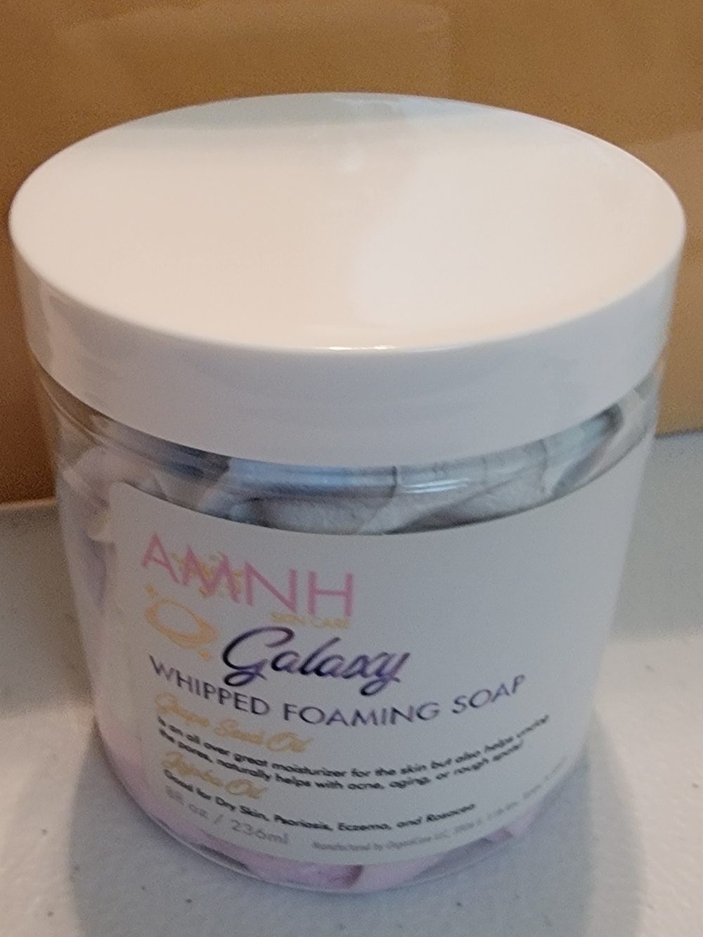 AMNH Galaxy Whipped Foaming Soap.